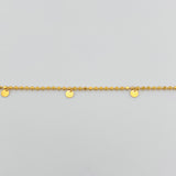 Modern Solid Gold Charm Bracelet
