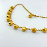 Bead Charm Necklace 21k Gold 15.96 grams | 203429