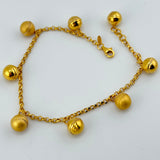 Bead Charm Bracelet 21k Gold 8.76 grams | 203430
