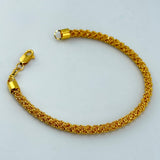 21K Gold Woven Round Bracelet 11.82 Grams | 208468