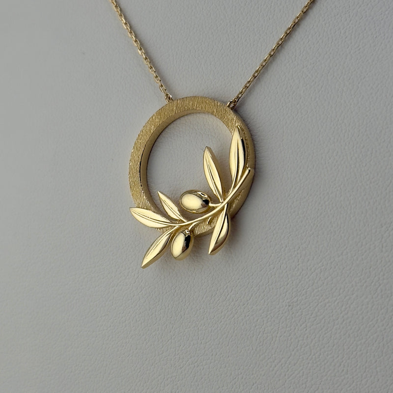 Olive Branch Necklace