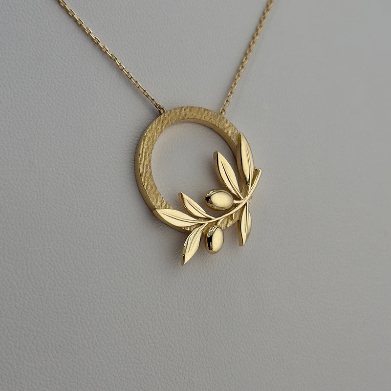 Olive Branch Necklace