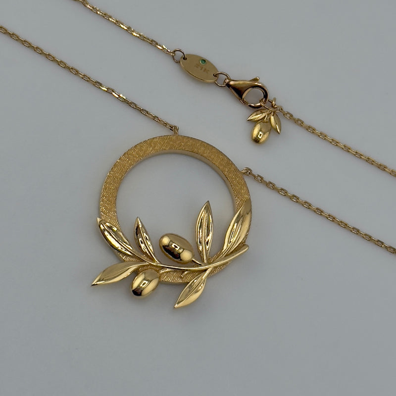 Olive Branch Necklace