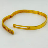 21k Gold Cuff with Modern Design & Stones 15.52 grams | 200971
