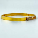 21k Gold Cuff with Modern Design & Stones 15.52 grams | 200971