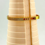 21k Gold Cuff with Modern Design & Stones 15.52 grams | 200971