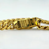 21K Gold Monaco Bracelet 9.23 Grams | 208516