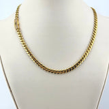 21K Gold Monaco Polished Necklace 20.65 Grams | 208535