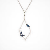 Floral Sapphire Necklace