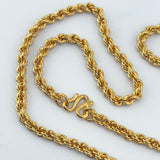 24k Gold Rope Necklace 5mm 94.59 grams | 203701
