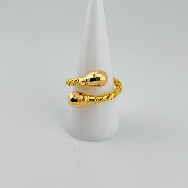 Twisted Cuff Gold Ring