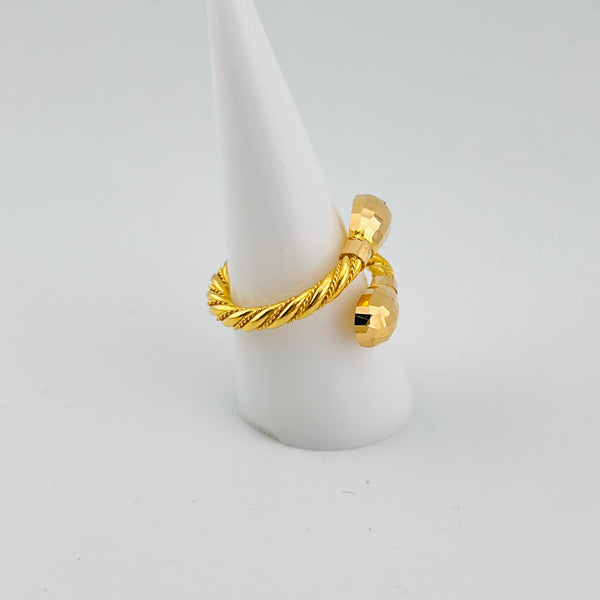 Twisted Cuff Gold Ring