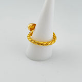 Twisted Cuff Gold Ring