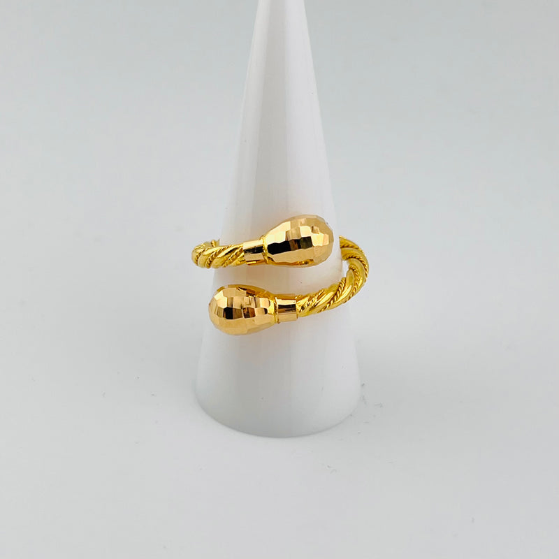 Twisted Cuff Gold Ring