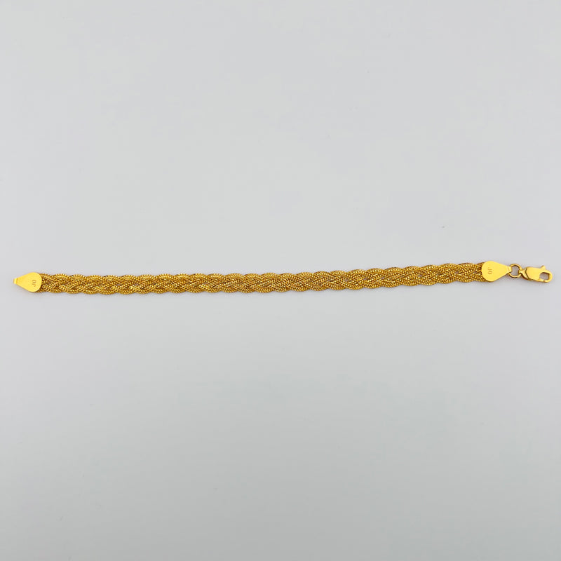 Dubai Luxury Weave Gold Bracelet