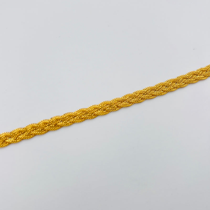Dubai Luxury Weave Gold Bracelet