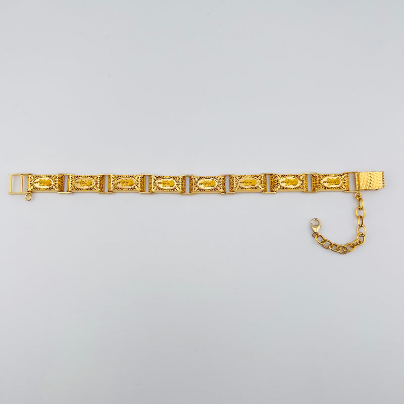Dabbaba Single Track Dubai Rose Gold Bracelet