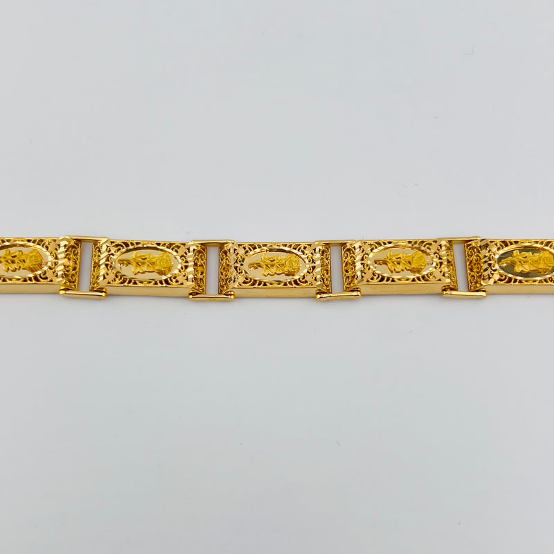 Dabbaba Single Track Dubai Rose Gold Bracelet