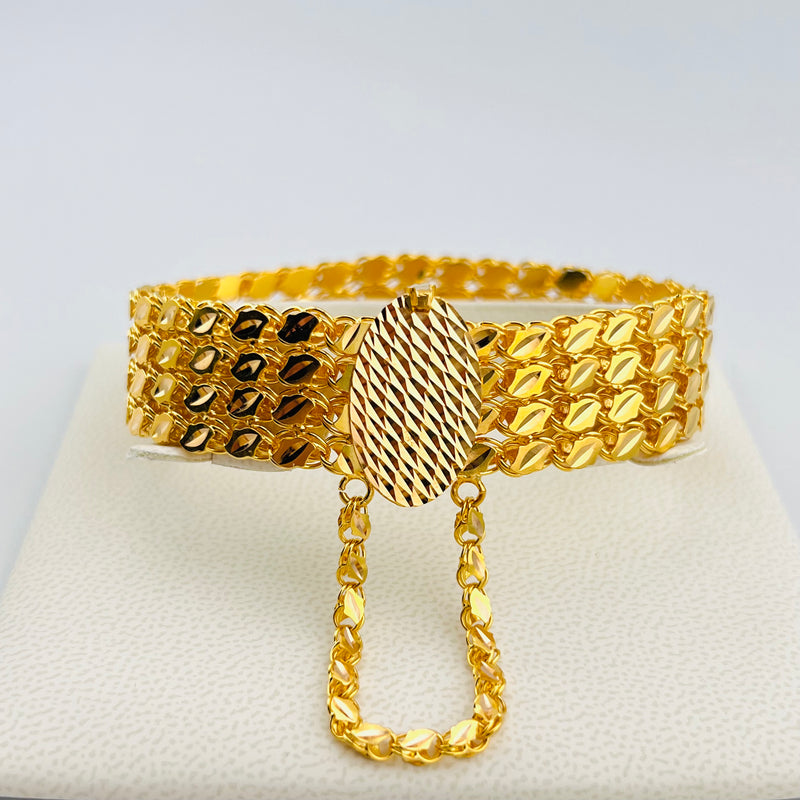 Halabi 4 Row Gold Bracelet