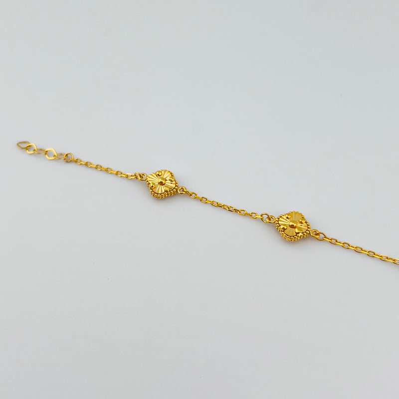 Mini Clover Gold Bracelet