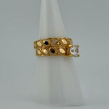 2 piece Luxury Floral Engagement Ring Set 4.42 grams I 199117