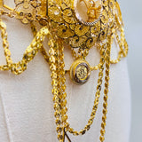 Gold Klada Necklace & Belt Set