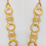Gold Klada Necklace & Belt Set