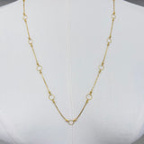 32 inch Throwover Dubai Gold Necklace