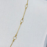 32 inch Throwover Dubai Gold Necklace
