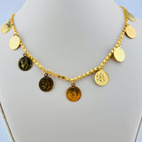 Halabi Lira Gold Necklace