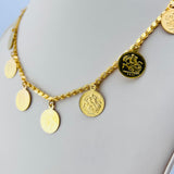 Halabi Lira Gold Necklace