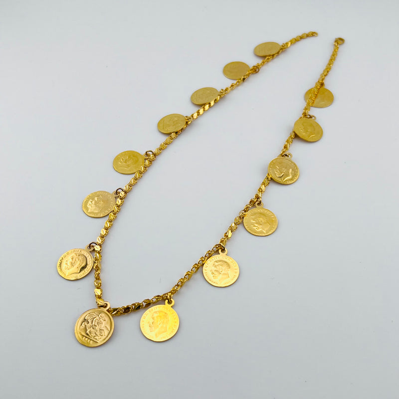 Halabi Lira Gold Necklace
