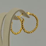 Luxury Bead Hoops 4.33 grams I 199236