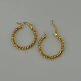 Luxury Bead Hoops 4.33 grams I 199236