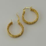 Luxury Bead Hoops 7.90 grams I 199181