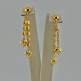 Halibi Dropdown Heart Earrings 4.73 grams I