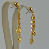 Halibi Dropdown Heart Earrings 4.73 grams I