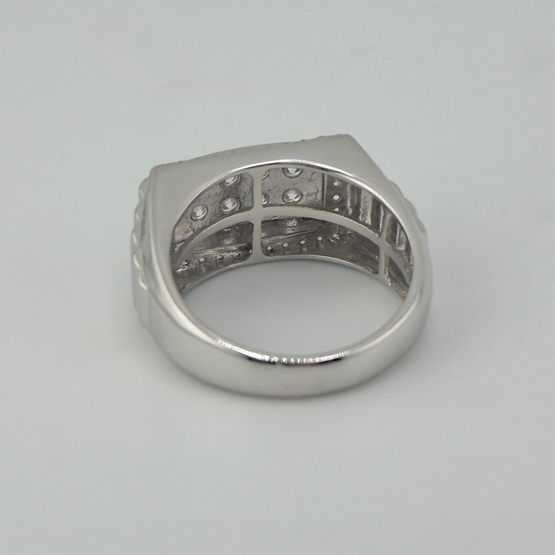 Silver Diamond Ring