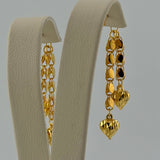 Halibi Dropdown Heart Earrings 4.73 grams I