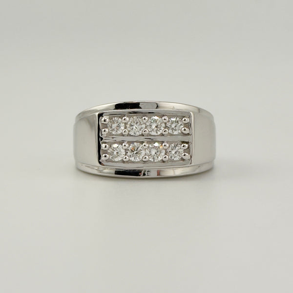 Silver Diamond Ring