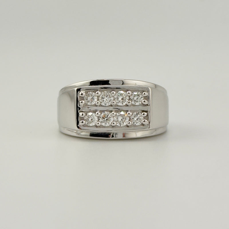 Silver Diamond Ring