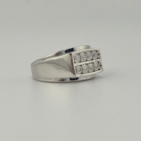 Silver Diamond Ring