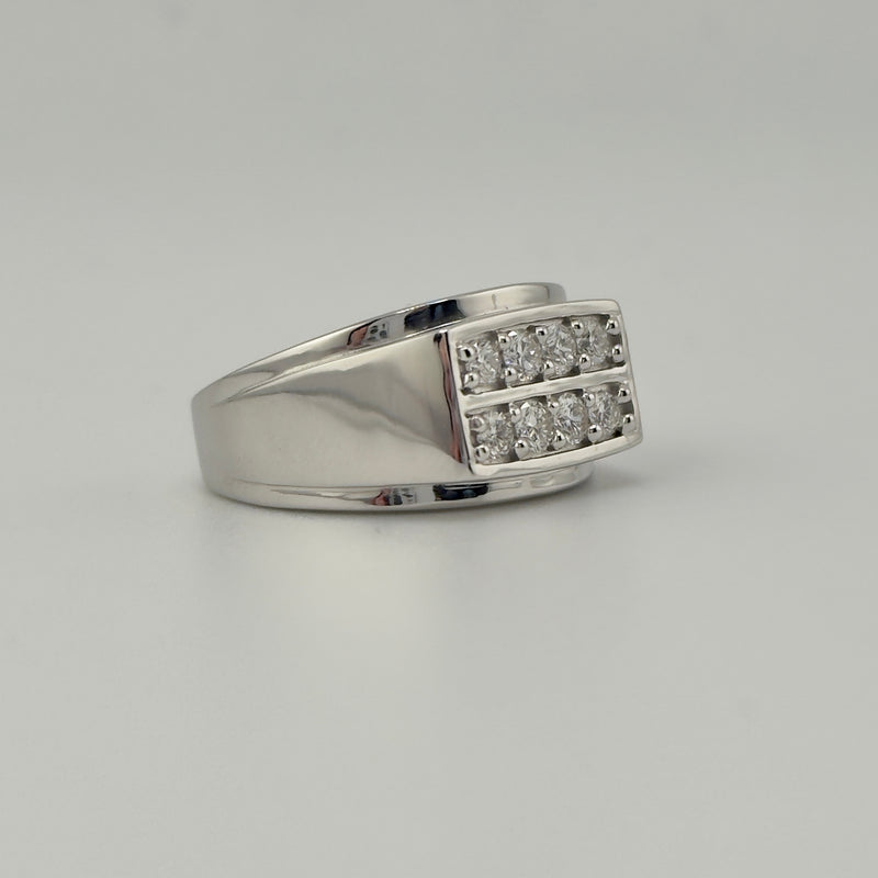 Silver Diamond Ring