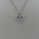 0.50 ctw Diamond Heart Necklace