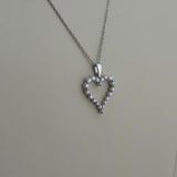 0.50 ctw Diamond Heart Necklace