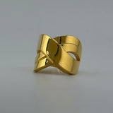 Luxury Polished Gold Wrap Ring 4.34 grams | 199257