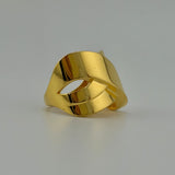 Luxury Polished Gold Wrap Ring 4.34 grams | 199257
