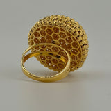 8 Row Bead Premium Gold Ring 12.56 grams I 199470