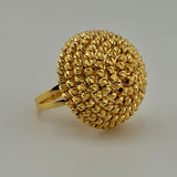 8 Row Bead Premium Gold Ring 12.56 grams I 199470
