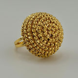8 Row Bead Premium Gold Ring 12.56 grams I 199470